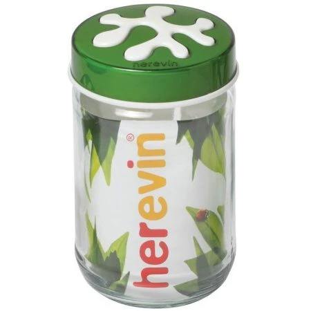 Банка для сыпучих продуктов 720мл стекло HEREVIN h150 зеленая (12)