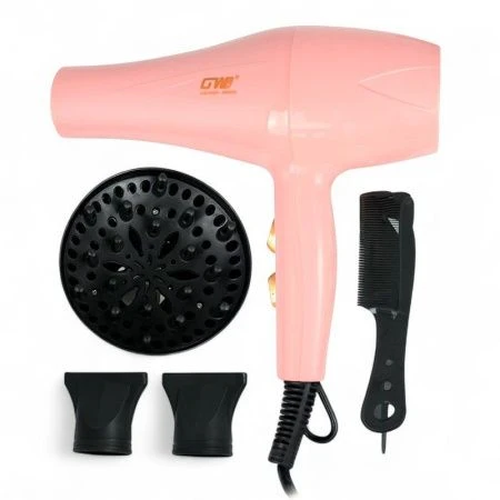 Фен пластик мощность 800 Вт GW-6593/JC-15639 (24) Фен пластик мощность 800 Вт GW-6593/JC-15639 (24)