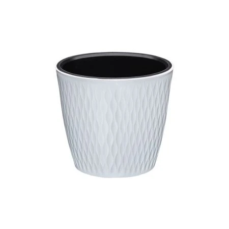 Кашпо 14,5л пластик Kerama белый (8)