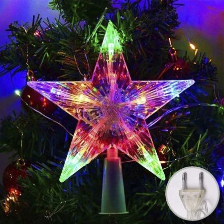 яяяВерхушка на елку светодиодная Звезда 18,5см 15LED GT615 (100) яяяВерхушка на елку светодиодная Звезда 18,5см 15LED GT615 (100)