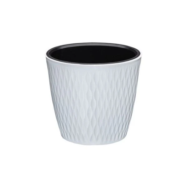 Кашпо 14,5л пластик Kerama белый (8)
