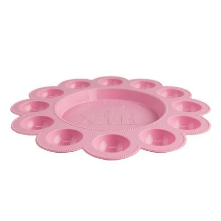 Подставка для яиц и кулича пластик (на 12шт.) №3 Пасхальная Бр.5.041 (50)