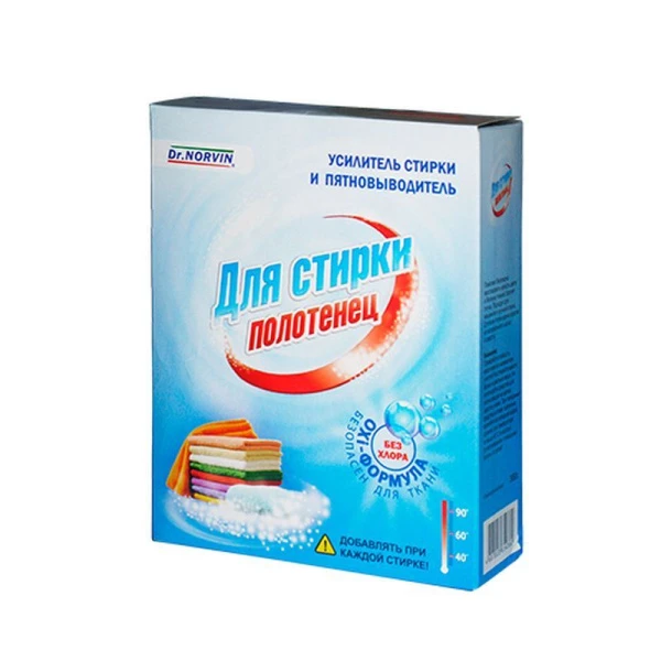 Пятновыводитель, усилитель СМС 300г Dr.Norvin для стирки полотенец (28)