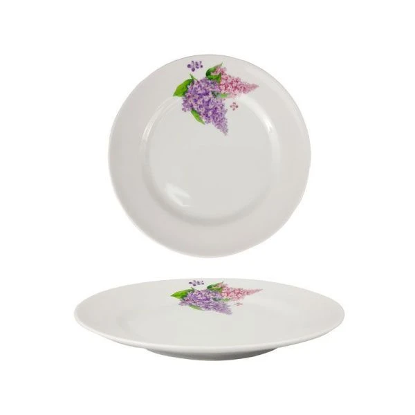 Тарелка мелкая 17,5см фарфор СИРЕНЬ Романс (20)