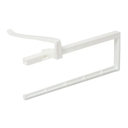 Держатель для полотенец пластик белый (24)