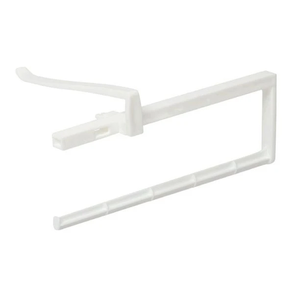 Держатель для полотенец пластик белый (24)