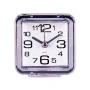 Будильник 7*7см кварц РУБИН Классика прозрачный (40)