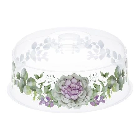 Крышка для СВЧ 25см ДЕКО каменная роза 248*107*248 (24)