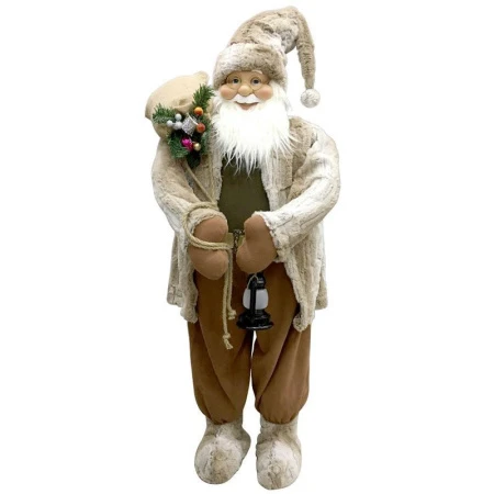 Фигурка новогодняя Санта Клаус текстиль H120см JC-10372 (1)
