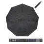 Зонт мужской суперавтомат 3 сложения 9 спиц ручка гольф Клетка 243S Popular (12)