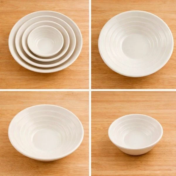 Тарелка глубокая 600мл 18*5,5см фарфор 7" JC-17837 (60)