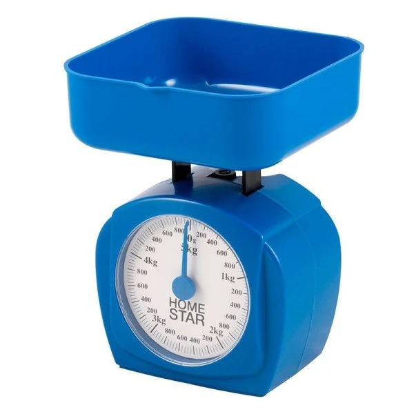 Весы кухонные механические HOMESTAR HS-3005М, 5 кг, цвет синий