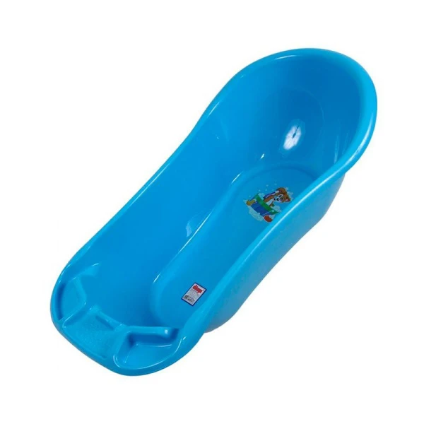 Ванночка детская 55л 100*51*27см пластик ДУНЯ new голубой 12001 (5)