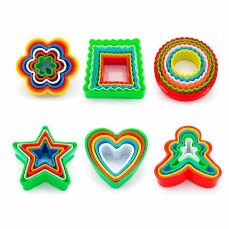 Формы для печенья 5пр пластик (6 видов) (288)