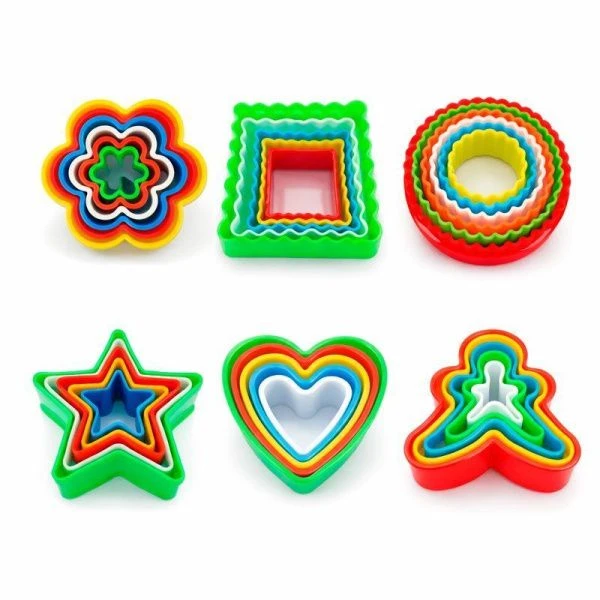 Формы для печенья 5пр пластик (6 видов) (288)