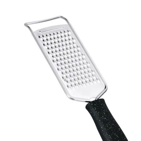 Терка для мелкой стружки 26*5,5см нерж.сталь/пластик Linea PUNTO NERO93-BK2C-17