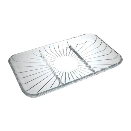 Менажница прямоугольная 162*276мм стекло ЭЛЕГАНТ (6)