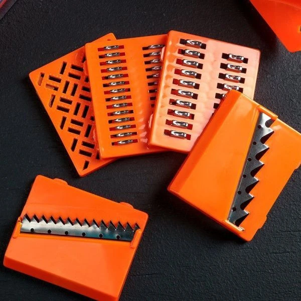 Овощерезка для резки овощей №1, с 6 насадками, овощедержателем и контейнером 2947237