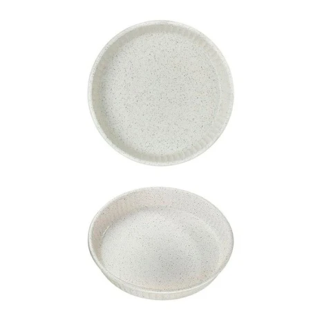 Форма для запекания 1,72л 26см стекло БОРКАМ круглая керамическое АП кремовая 59044NS (6) Форма для запекания 1,72л 26см стекло БОРКАМ круглая керамическое АП кремовая 59044NS (6)