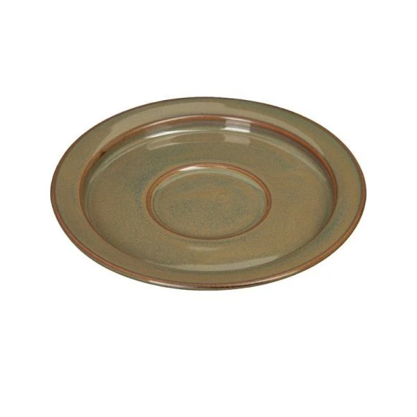 Блюдце 16см фарфор GOURMET COLORE сине-зеленый [LQ-QK15187B-YB001] (6)