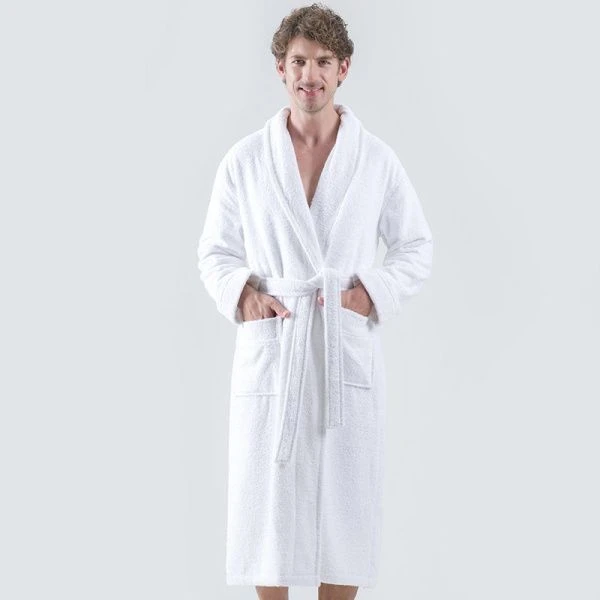 Халат махровый Karna LEON белый XL