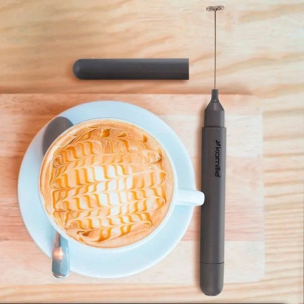 Капучинатор электрический 24,5*2см нерж.сталь/пластик (2хААА в компл. не входят), арт.7068 (96)