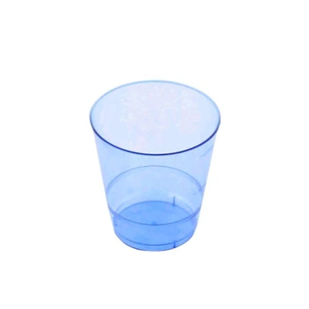 Стакан одноразовый 200мл полистирол КРИСТАЛЛ синий (50/1000)