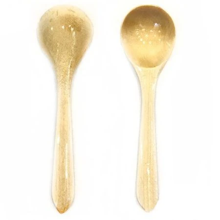 Ложка салатная 21*6см дерево без росписи покрытая лаком (1)