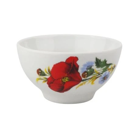 Пиала 170мл фарфор МАКИ КРАСНЫЕ (20)