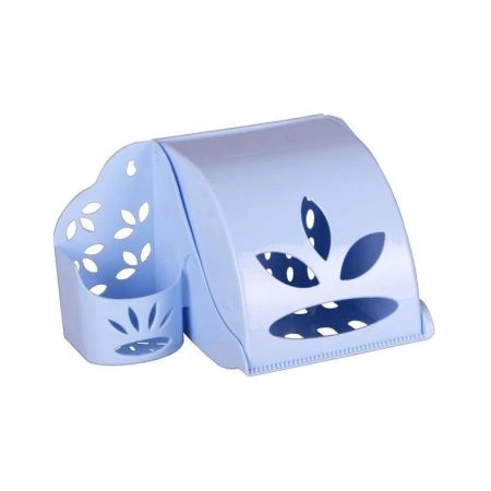 Держатель для туалетной бумаги и освежителя воздуха 17,5*13*11,5см пластик (16)