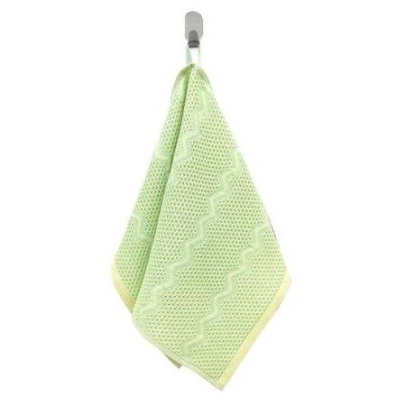 Полотенце вафельное 50*90см Зигзаг мятный 350гр м7806_34 M