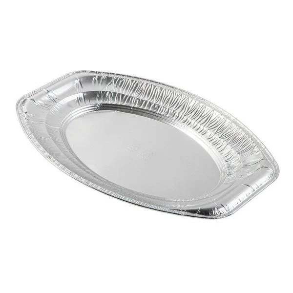 Набор подносов 5шт 1,785л h3,2см 430*275мм (дно 282*162мм) алюминий ГОРНИЦА (75)