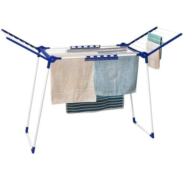 Сушилка для белья напольная 24м h112см металл Люкс белая (5)