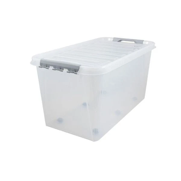 Контейнер для хранения 70л 720*390*375мм пластик ПРОФИ КОМФОРТ на колесах (3)