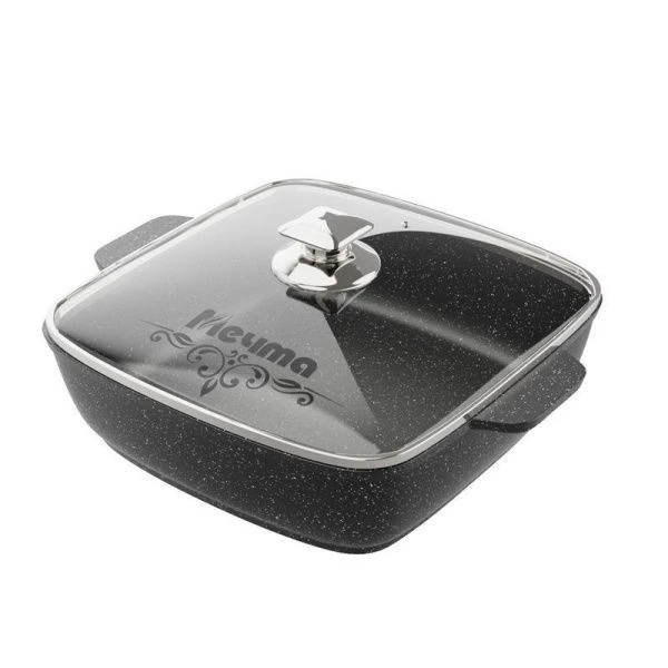Жаровня квадратная 2л алюминий АП ГРАНИТ BLACK стекл.крышка 24*24см (6) Жаровня квадратная 2л алюминий АП ГРАНИТ BLACK стекл.крышка 24*24см (6)