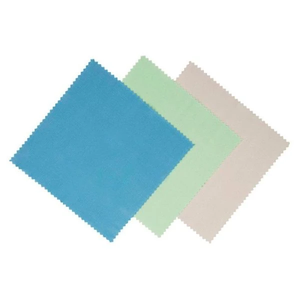 Салфетки для протирки очков набор 3шт 13*13см полиэстер (1200)