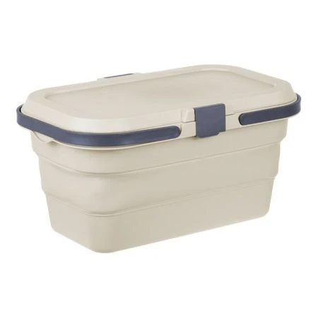 Корзина для пикника 16л 47*28*24см пластик ФЛЕКС Латте (3)