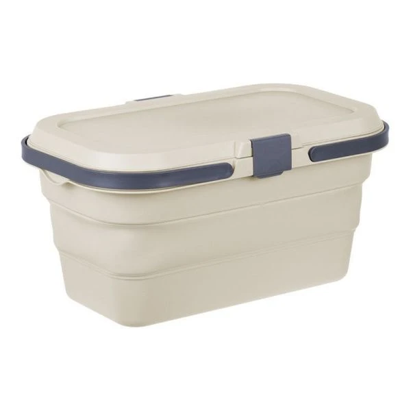 Корзина для пикника 16л 47*28*24см пластик ФЛЕКС Латте (3)