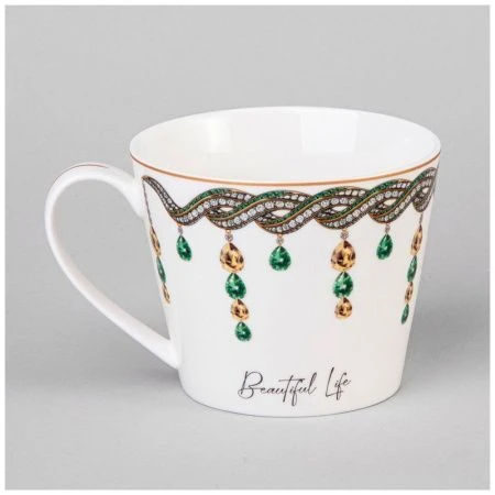 Кружка 450мл фарфор BEAUTIFUL LIFE (24)