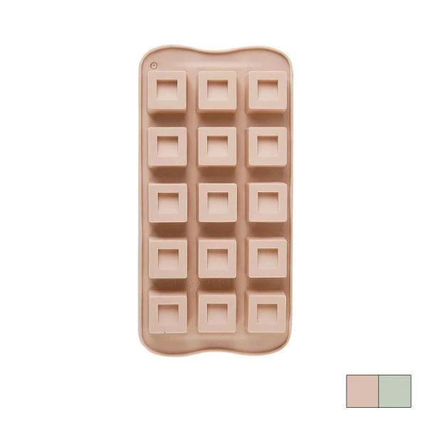 Форма для льда и шоколада 21*10,5*1,5см силикон Куб (10/600)