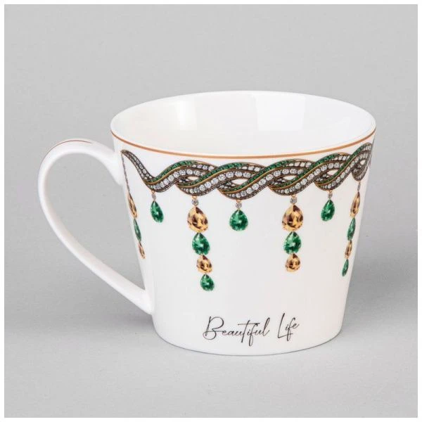Кружка 450мл фарфор BEAUTIFUL LIFE (24)