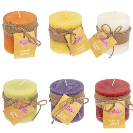 Свеча ароматизированная парафин 5*5*5см, 6 видов (240)