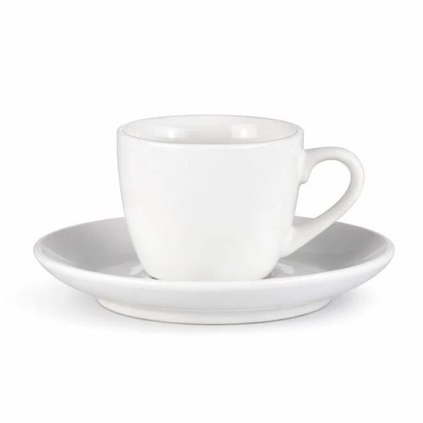 Кофейный набор 2пр керамика ЧАН ВЕЙВ КЛАССИК ИВОРИ на 1 персону 85мл LQ-QC0032A/SA фк0185 (72)