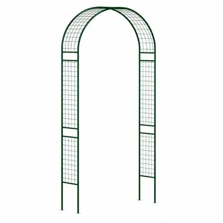 Арка садовая разборная металл 2,5*0,25*1,2м Сетка узкая из 6-ти частей (1)