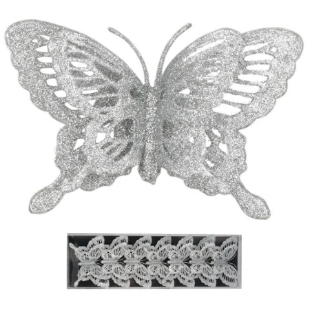 Игрушка новогодняя на елку БАБОЧКИ набор 7шт 14*9см 715607JC-8953 (88) Игрушка новогодняя на елку БАБОЧКИ набор 7шт 14*9см 715607JC-8953 (88)