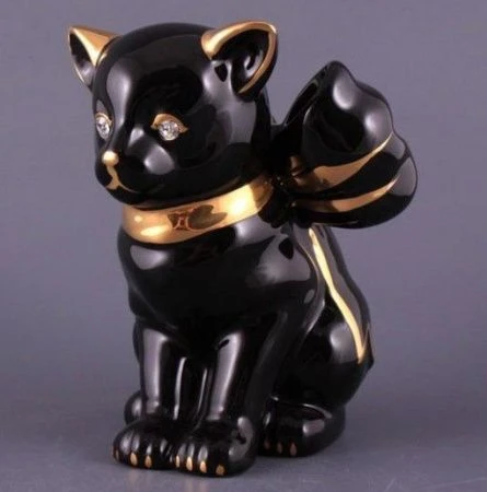 яяяФигурка Кошка черная h=18см (12)