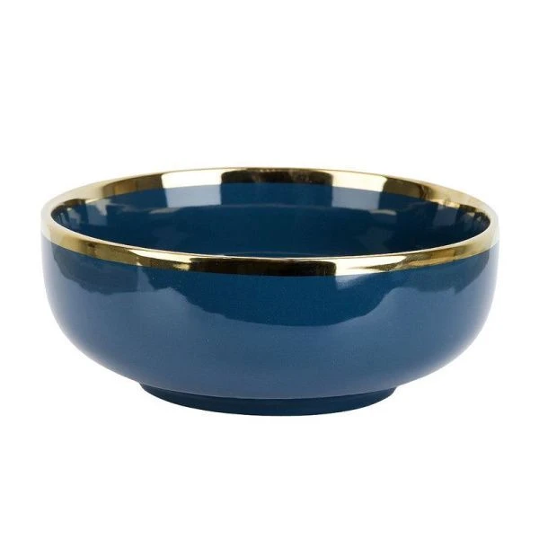 Салатник 20,5*7,5см 1510мл фарфор Royal line. Midnight Blue (24)