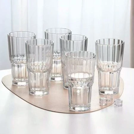 Стаканы набор 6шт 375мл стекло SERENITY (4)