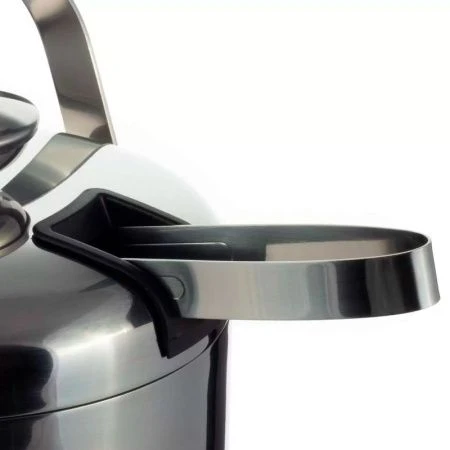 Ведерко для льда с крышкой 1,3л нерж.сталь щипцы, поддон с отверстиями, серебристый, арт. 7766 (12)