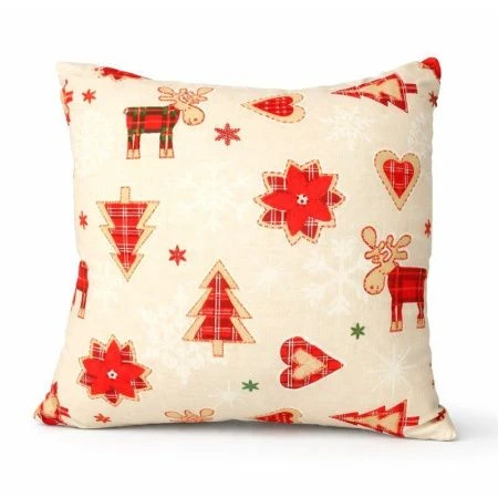 Подушка декоративная рогожка 40*40см LeSonnet рис. 10423-1 Новогодний принц